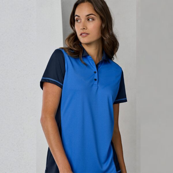 Womens Dart Short Sleeve Polo Thumbnail