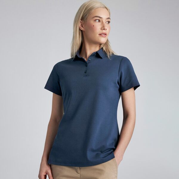 Womens Lotus Short Sleeve Polo Thumbnail