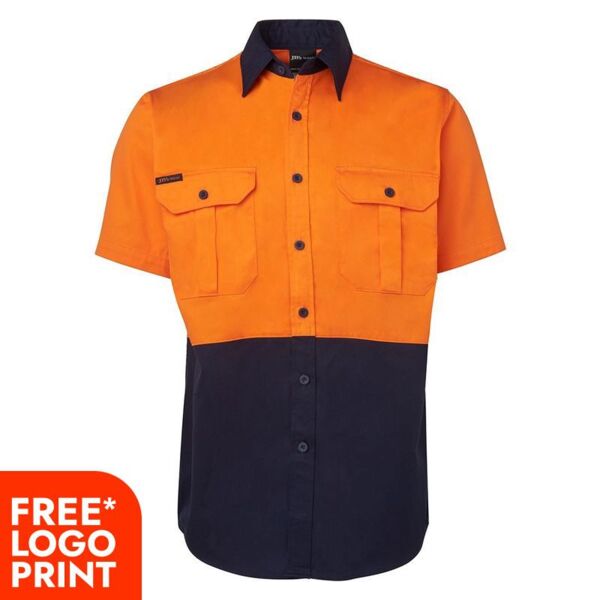 Mens Hi Vis Sort Sleeve 190G Shirt Thumbnail