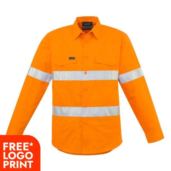 Mens Hi Vis Hoop Taped Shirt Thumbnail